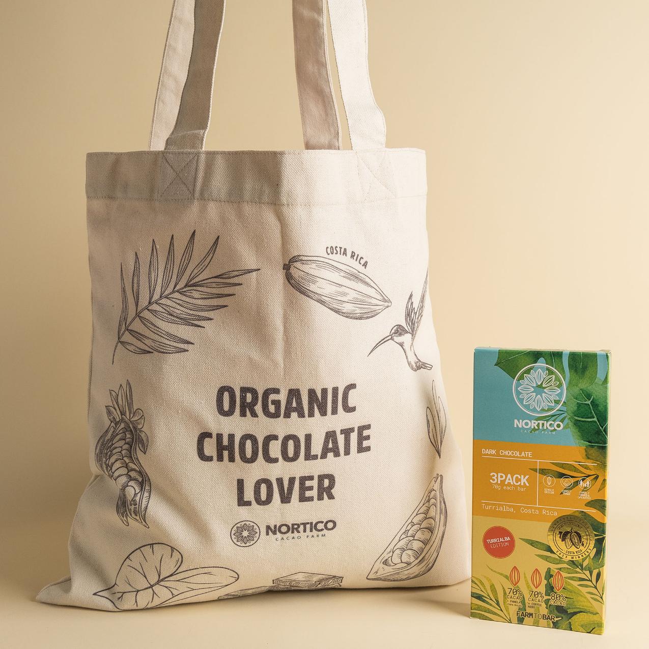 Canvas Tote Bag - ‘Chocolate Lover’